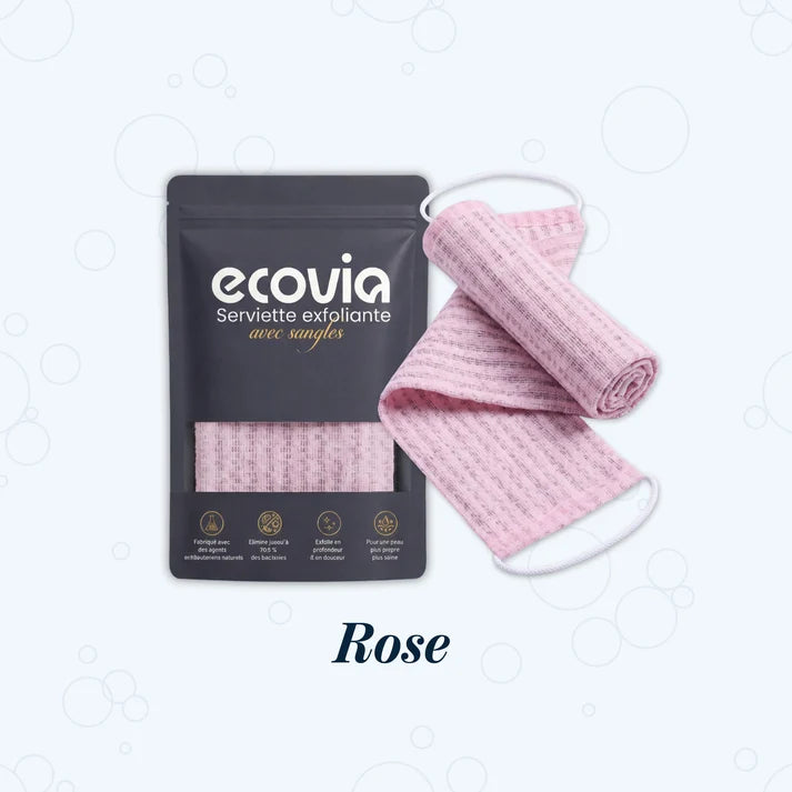 Serviette de douche exfoliante Ecovia
